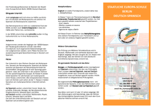 Europaschule Homepage - Friedensburg Oberschule Berlin