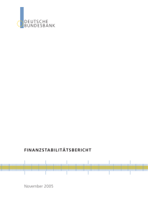 Finanzstabilitätsbericht, November 2005