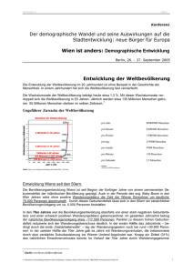 Demografischer Wandel