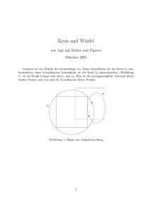 Kreis und Würfel