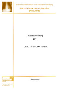 Herzschrittmacher-Implantation (Modul 9/1)