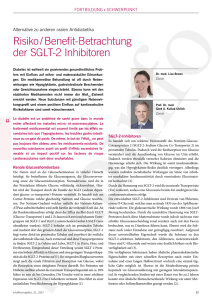 Risiko / Benefit-Betrachtung der SGLT-2 Inhibitoren