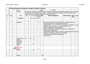 und Ostspanien (Madrid