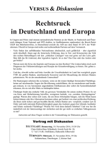 Rechtsruck in Deutschland und Europa
