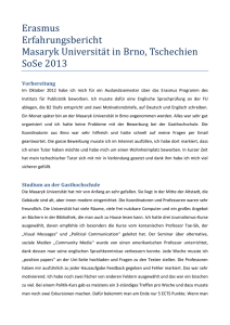 Masaryk Universität SoSe 2013 - polsoz.fu