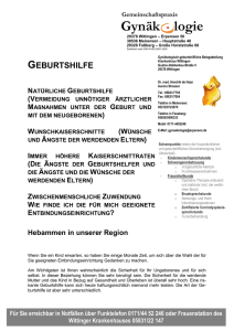 Geburtshilfe - Dr. Hendrik de Haan