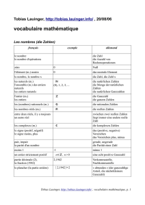 Dictionnaire Maths