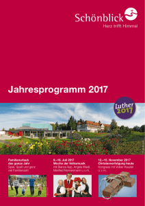 Jahresprogramm 2017