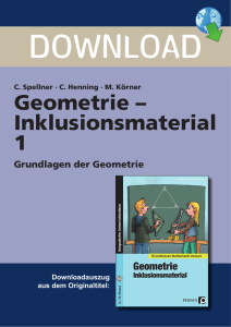 Geometrie – Inklusionsmaterial 1