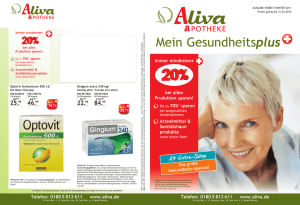 Mein Gesundheitsplus - Aliva