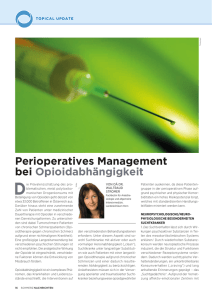 1/2015 - Perioperatives Management bei Opioidabhängigkeit