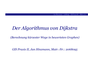 Der Algorithmus von Dijkstra