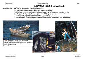 Schwingungen und Wellen