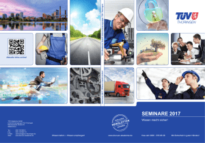 seminare 2017 - TÜV Thüringen Akademie