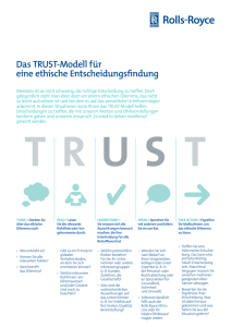 TRUST-Modell zur ethischen Entscheidungsfindung