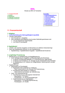 11. Finanzwirtschaft