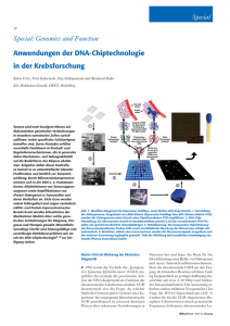 Anwendungen der DNA-Chiptechnologie in der