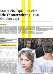 Ausgabe Oktober 2013 - Staatsschauspiel Dresden