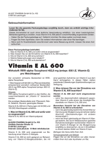 Vitamin E AL 600