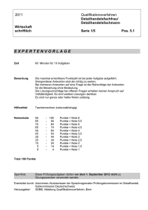 expertenvorlage - Bildung Detailhandel Schweiz