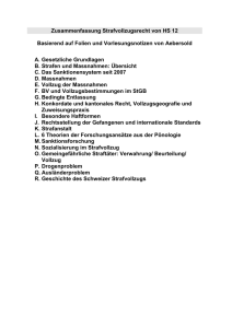 Strafvollzugsrecht HS 12