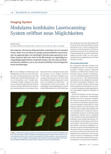 Modulares konfokales Laserscanning- System