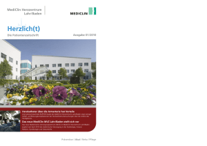 PDF - MediClin Herzzentrum Lahr/Baden