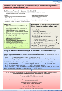 Pneumonie - Interprofessioneller Diagnostik