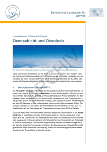 UmweltWissen: Ozonschicht und Ozonloch