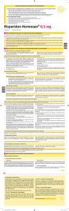 Risperidon-Hormosan® 0,5 mg