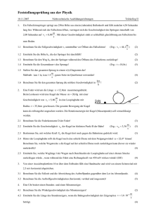 Feststellungsprüfung aus der Physik