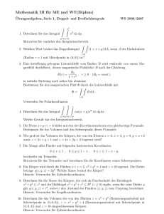 Mathematik III für ME und WT(Diplom)