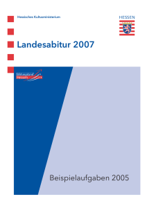 Landesabitur 2007