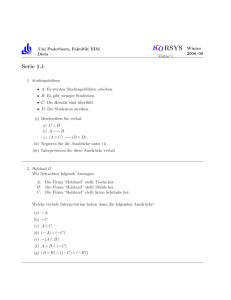 ECO RSYS - Mathematik