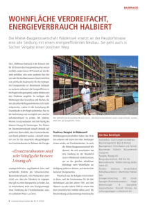 Artikel in Baupraxis Herbst 2016