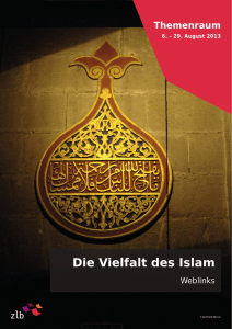 Vielfalt des islam - Zentral- und Landesbibliothek Berlin