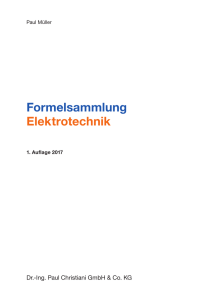 Formelsammlung Elektrotechnik
