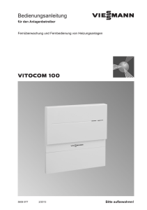 Vitocom 100 GSM