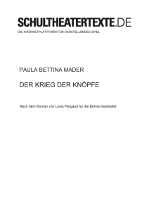 Leseprobe - Schultheatertexte