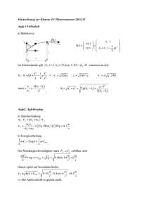 Musterlösung zur Klausur E1 Wintersemester 2011/12 Aufg.1