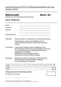 AP 2015 a2 Mathematik Pruefung