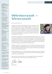 Winterzeit – Virenzeit