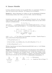 8. Lineare Modelle - Ruhr