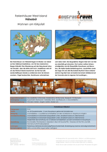 Ferienhäuser in Island 2017 - Übersicht - Sonstige