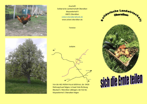 Anschrift Solidarische Landwirtschaft Oberalben Mayweilerhof 9