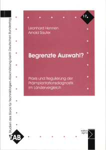 1.1 Rechtliche Regulierung - Büro für Technikfolgen