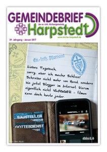 Gemeindebrief Januar 2017 - Kirchengemeinde Harpstedt