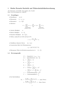 1 Mathe Formeln Statistik und Wahrscheinlichkeitsrechnung