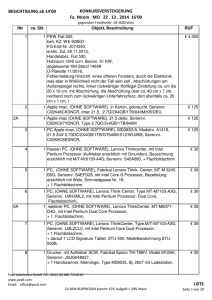 Auktionsliste - Pastl Auktionen GesmbH