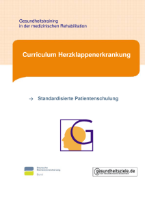 Curriculum Herzklappenerkrankung